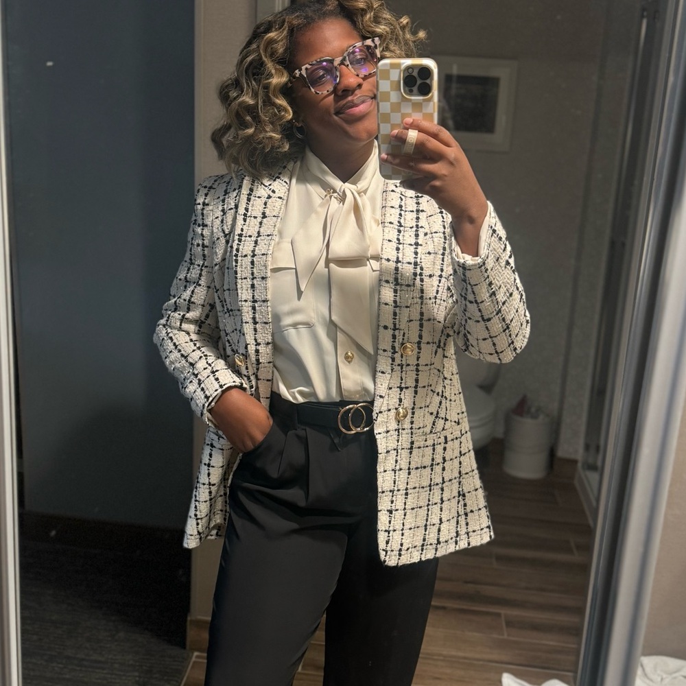 Express Tweed Blazer